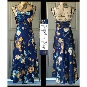 PETAL & PUP DORIAH DRESS Navy Size 6